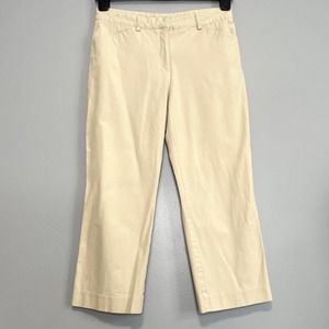 Lilly Pulitzer Vintage Nicole Tan Khaki Chino Cropped Pants 8
